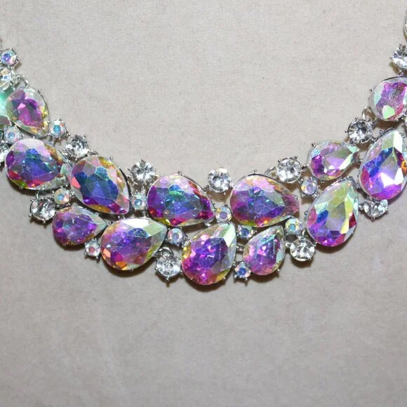 NWT Lane Bryant Statement Bling Necklace and Matching earrings STUNNING! - Picture 9 of 9